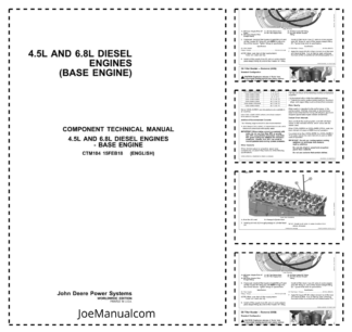 John Deere 4.5 L 6.8 L Base Engine Service Manual CTM104
