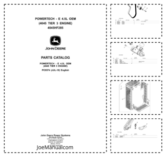 John Deere 4.5 L PowerTech Tier 3 Engine Parts Catalog PC9574