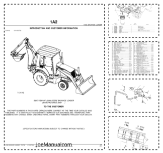 John Deere 410G Backhoe Loader Parts Catalog PC2756