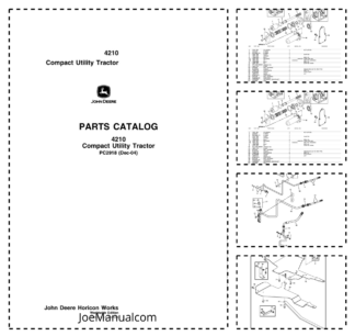 John Deere 4210 Tractor Parts Catalog PC2918