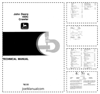 John Deere 450C Crawler Dozer Technical Service Manual TM1102
