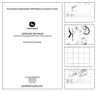 John Deere 4630 Sprayer Parts Catalog PC11756P-12 PT