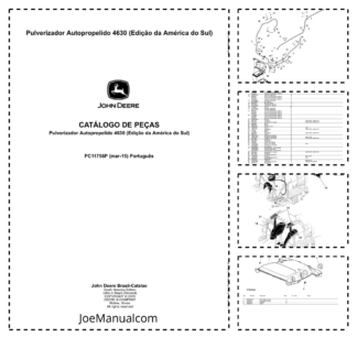 John Deere 4630 Sprayer Parts Catalog PC11756P-15 PT