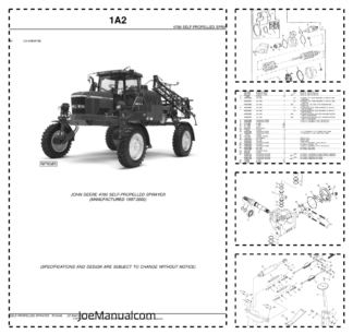 John Deere 4700 Sprayer Parts Catalog 1997-2000 PC2448