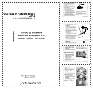 John Deere 4730 Sprayer Operators Manual OMN404294-G5 PT