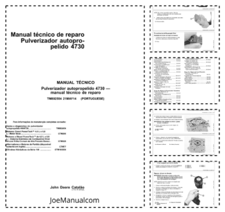 John Deere 4730 Sprayer Repair Manual TM802554 PT