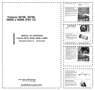 John Deere 5075E 5078E 5085E 5090E Tractor Operators Manual PT