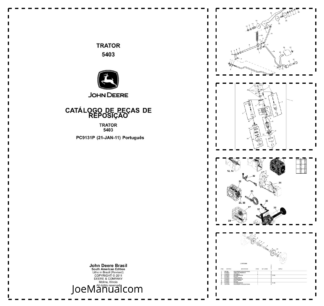 John Deere 5403 Tractor Parts Catalog PC9131P-11 PT