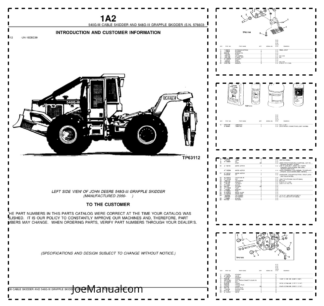 John Deere 540G-III Skidder and 645G-III Grapple Parts Catalog PC2734