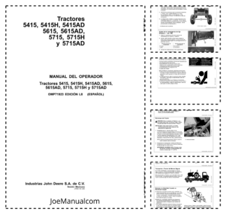 John Deere 5415 5615 5715 H AD Tractor Operators Manual OMP71923-L8 ES