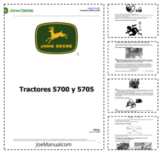John Deere 5700 5705 Tractor Operators Manual ES