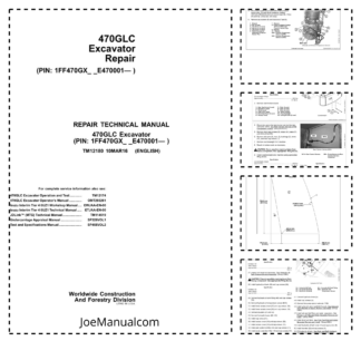 John Deere 570GLC Excavator Repair Manual TM12180