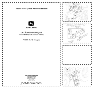 John Deere 6180J Tractor Parts Catalog PC8545P-fev12 PT