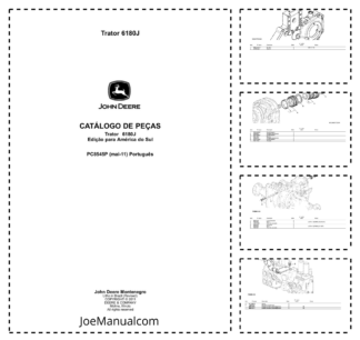 John Deere 6180J Tractor Parts Catalog PC8545P-mai11 PT