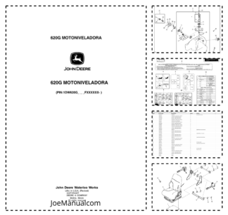 John Deere 620G Grader Parts Catalog PT