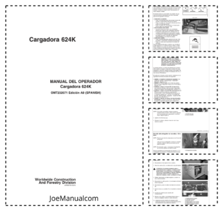 John Deere 624K Wheel Loader Operators Manual OMT 232071-A9 ES