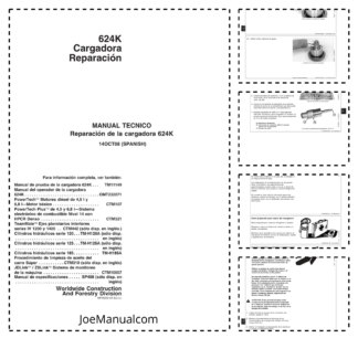 John Deere 624K Wheel Loader Repair Manual 14OCT08 ES