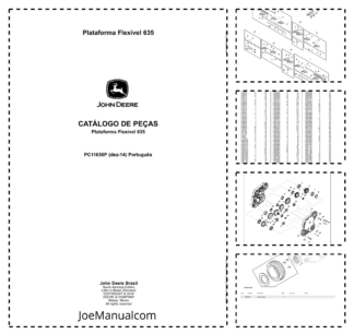 John Deere 635 Flex Draper Platform Parts Catalog PC11650P-14 PT