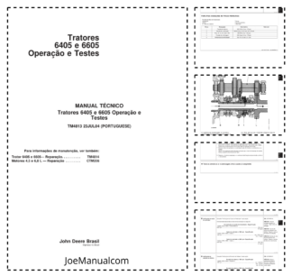John Deere 6405 6605 Tractor Operation and Test Service Manual TM4813 PT