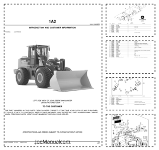 John Deere 644J Wheel Loader Parts Catalog 2004- PC9341