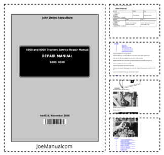 John Deere 6800 6900 Tractor Repair Manual TM4516