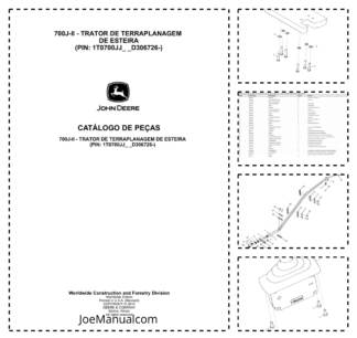John Deere 700J-II Bulldozer Parts Catalog