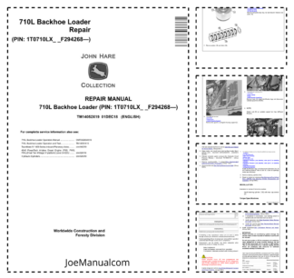 John Deere 710L Backhoe Loader Repair Manual TM14052X19