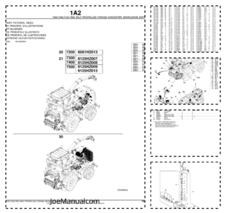 John Deere 7200 7300 7400 7500 Forage Harvester Parts Catalog PC4393