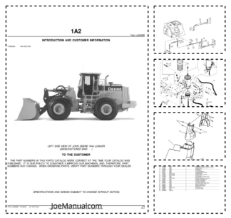 John Deere 744J Wheel Loader Parts Catalog PC9240-03