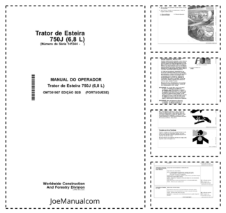 John Deere 750J Bulldozer Operators Manual OMT301967