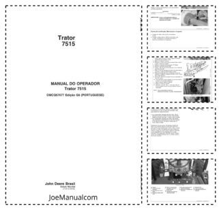 John Deere 7515 Tractor Operators Manual OMCQ57077-G6 PT