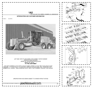 John Deere 770C 770CH 772CH Series II Grader Pars Catalog PC2906