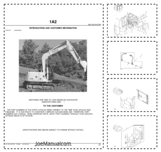 John Deere 80C Excavator Parts Catalog PC9064