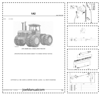John Deere 8430 Tractor Parts Catalog PC1485