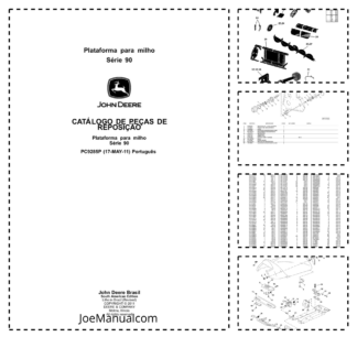 John Deere 90 Series Header Parts Catalog PC9285P PT