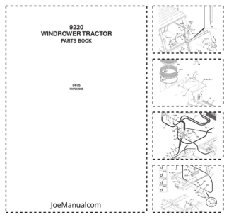 John Deere 9220 Windrower Tractor Parts Catalog
