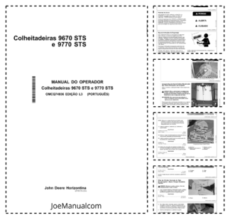 John Deere 9670 9770 STS Combine Harvester Operators Manual OMCQ74936-L3 PT