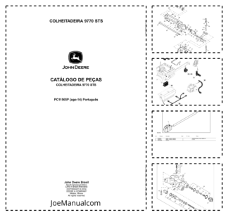 John Deere 9770 STS Combine Harvester Parts Catalog PC11565P-ago14 PT
