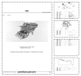 John Deere 9950 Cotton Picker Parts Catalog PC2080