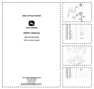 John Deere 9996 Cotton Picker Parts Catalog PC9421