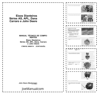 John Deere AS APL Dana Carraro Axles Service Manual CTM8192 PT