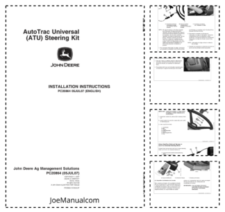 John Deere AutoTrac Universal Steering Kit Installation Instructions PC20864