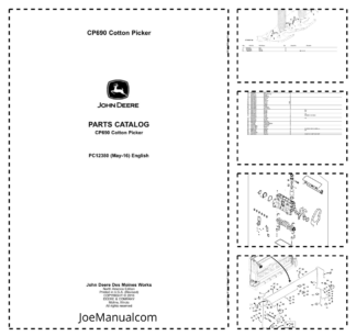 John Deere CP690 Cotton Picker Parts Catalog PC12380-16