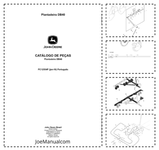 John Deere DB40 Seed Planter Parts Catalog PC12554P PT