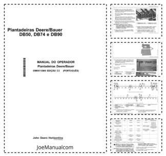 John Deere DB50 DB74 DB90 Seed Planter Operators Manual OMKK13869 PT