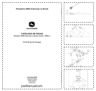 John Deere DB50 Seed Planter Parts Catalog PC12372P PT