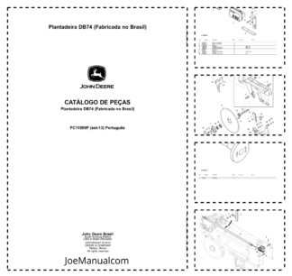 John Deere DB74 Seed Planter Parts Catalog PC11999O PT