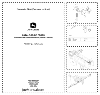 John Deere DB90 Seed Planter Parts Catalog PC12000P PT