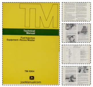 John Deere Fuel Injector Equipment - Roosa Master