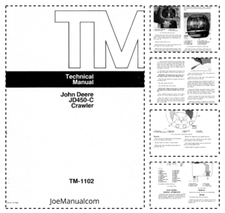 John Deere JD450C Crawler Dozer Technical Service Manual TM1102